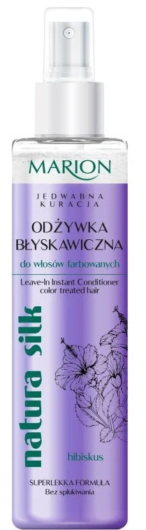 Dầu xả marion Natura Silk Leave-In Instant Conditioner For Color Treated Hair