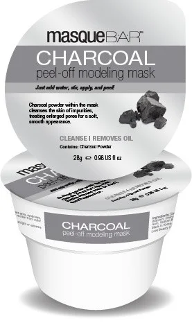 MasqueBAR Charcoal Peel-Off Modeling Mask