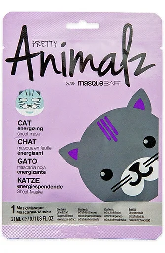 MasqueBAR Pretty Animalz Cat Sheet Mask