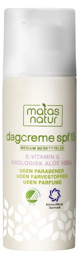 Matas Natur Aloe Vera & E-Vitamin Dagcreme Spf 15