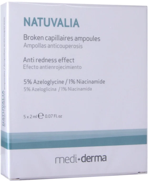 Medi derma Natuvalia Broken Capillaries Ampoules