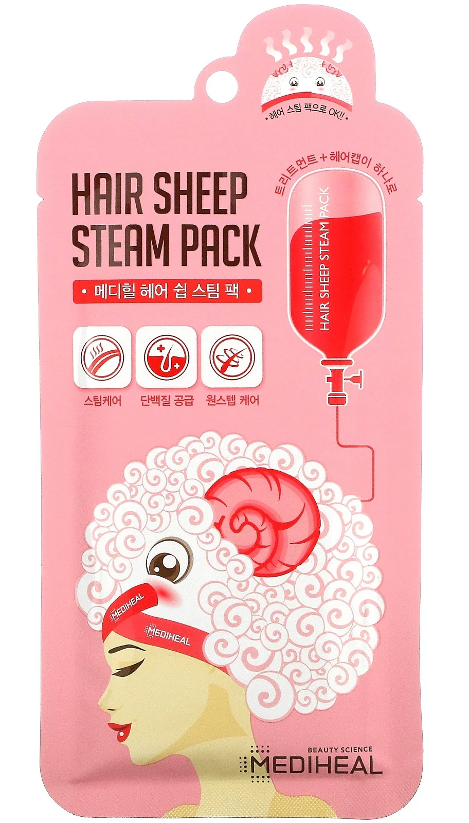 MEDIHEAL Hair Sheep Steam Pack