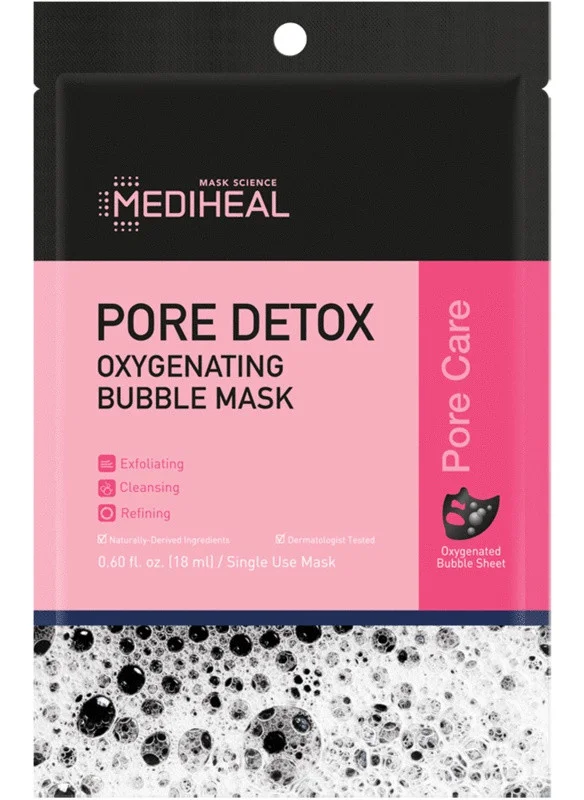 MEDIHEAL Pure Detox Oxygenating Bubble Mask