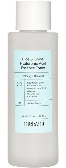 Tinh chất Meisani Rice & Shine Hyaluronic Acid Essence Toner