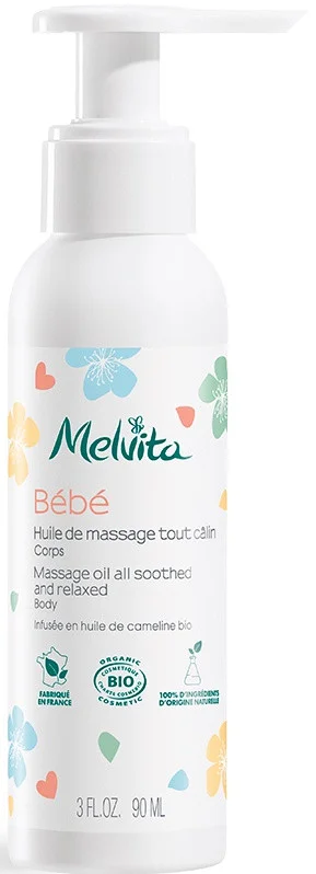 Melvita Bébé Massage Oil all soothed and relaxed