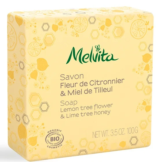 Xà phòng Melvita Soap Lemon Tree Flower & Lime Tree Honey