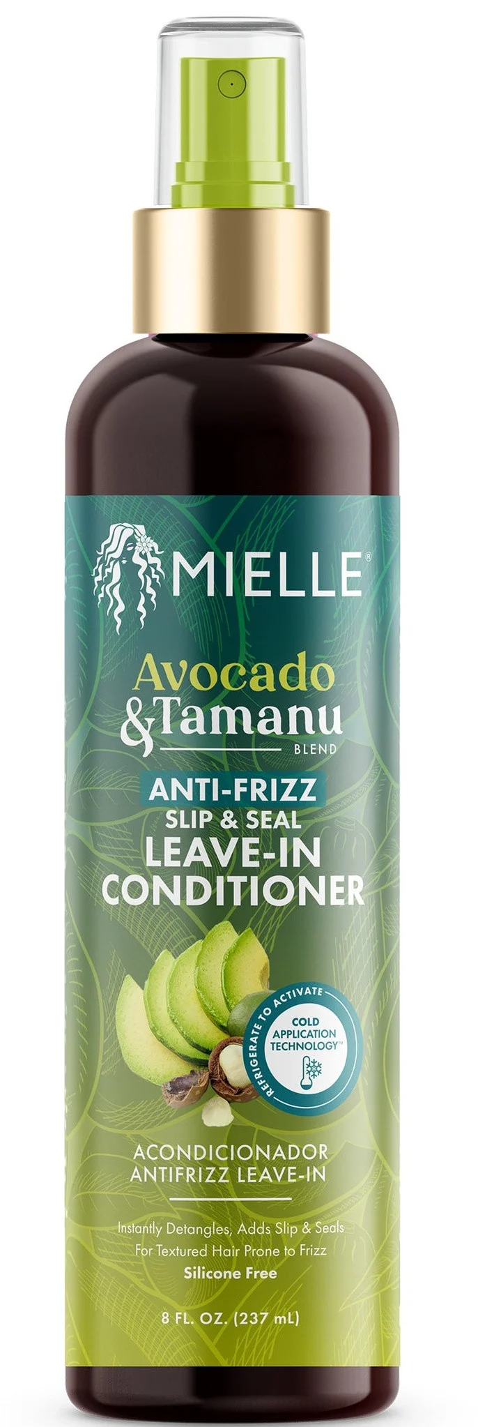 Dầu xả Mielle Avocado & Tamanu Anti-frizz Slip & Seal Leave-in Conditioner