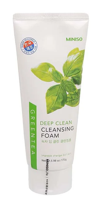 Sữa rửa mặt MINISO Greentea Deep Clean Cleansing Foam