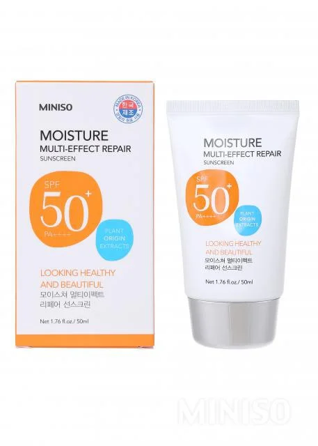Kem chống nắng MINISO Moisture Multi-Effect Repair Sunscreen Spf 50+ Pa++++