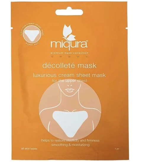 Miqura Décolleté Mask - Luxurious Cream Sheet Mask