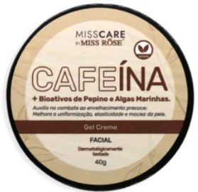 Miss Rôse Gel Creme Facial Cafeína