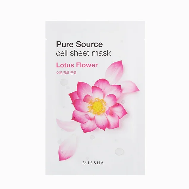 Mặt nạ Missha Pure Source Cell Sheet Mask Lotus Flower