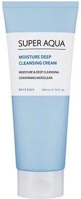 Missha Super Aqua Moisture Deep Cleansing Cream