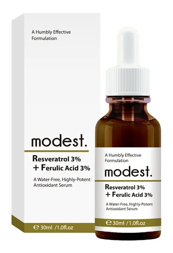 modest. Resveratrol 3% + Ferulic Acid 3% Serum
