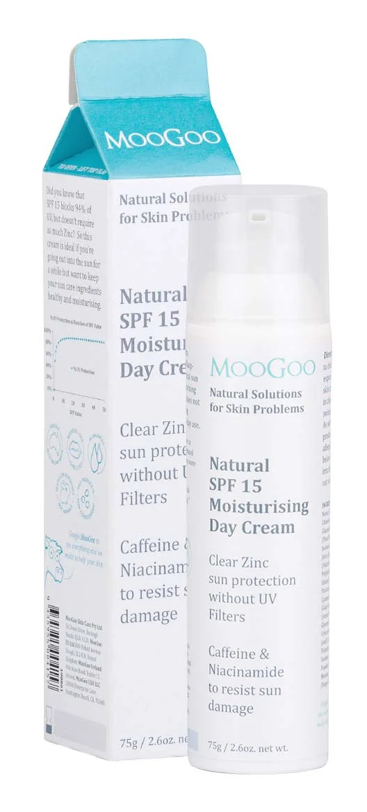 Kem MooGoo Natural Moisturising Day Cream Spf 15