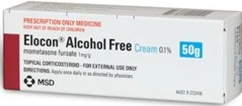 Thuốc bôi phục hồi da không cồn MSD Elocon Alcohol Free Cream