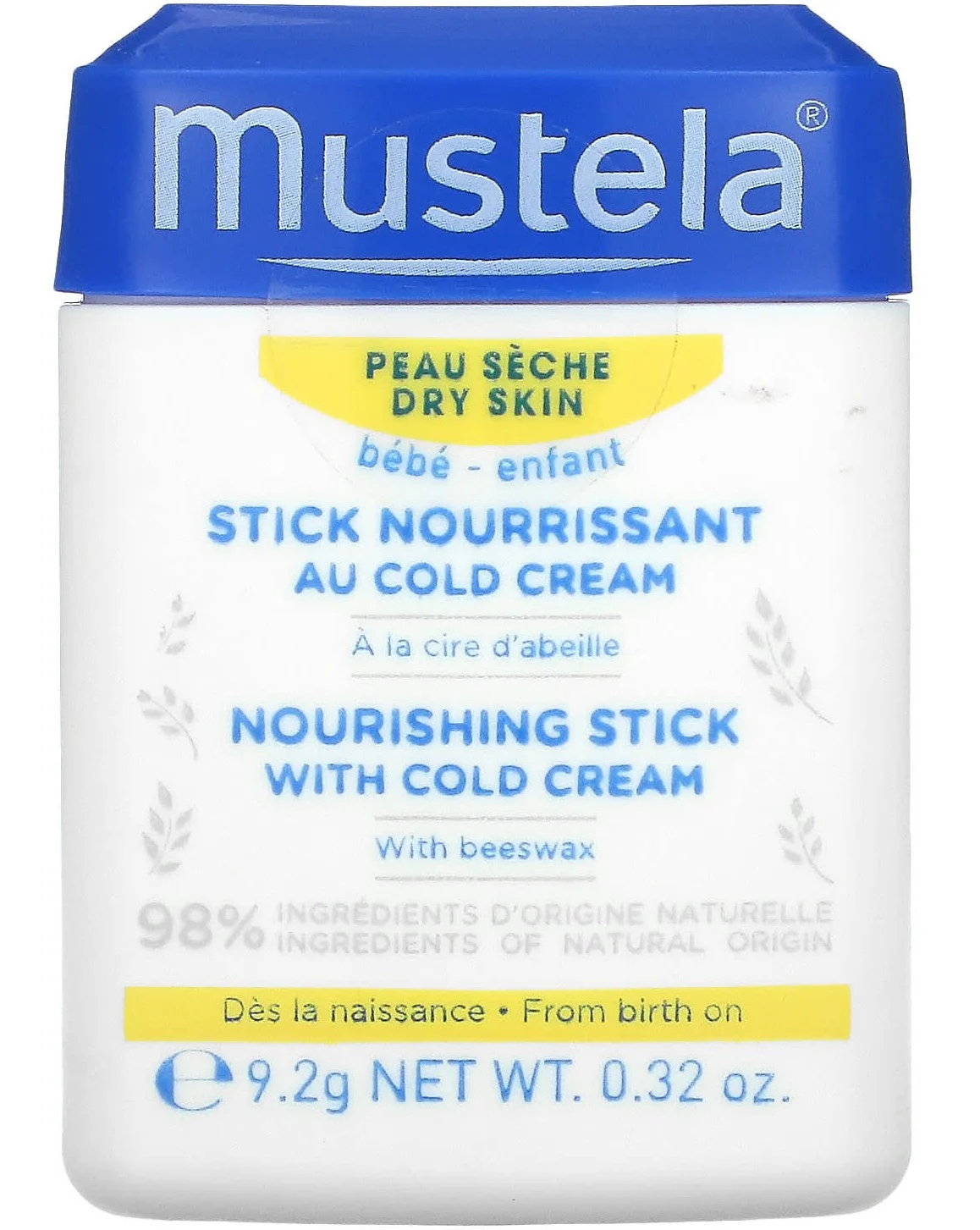 Kem Mustela Bébé Nourishing Stick With Cold Cream