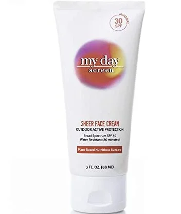 Kem My Day Screen Sheer Face Cream Sunscreen Lotion, SPF 30