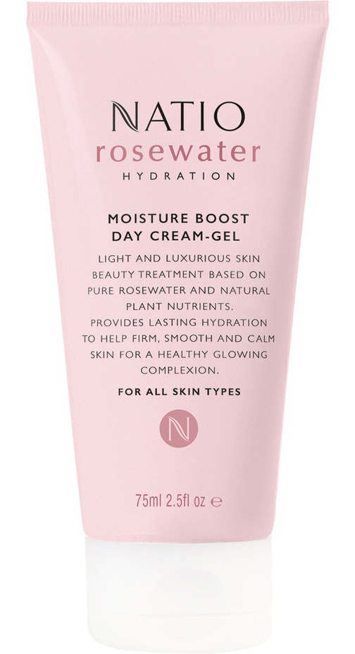 Full ingredients list Natio Rosewater Hydration Moisture Boost