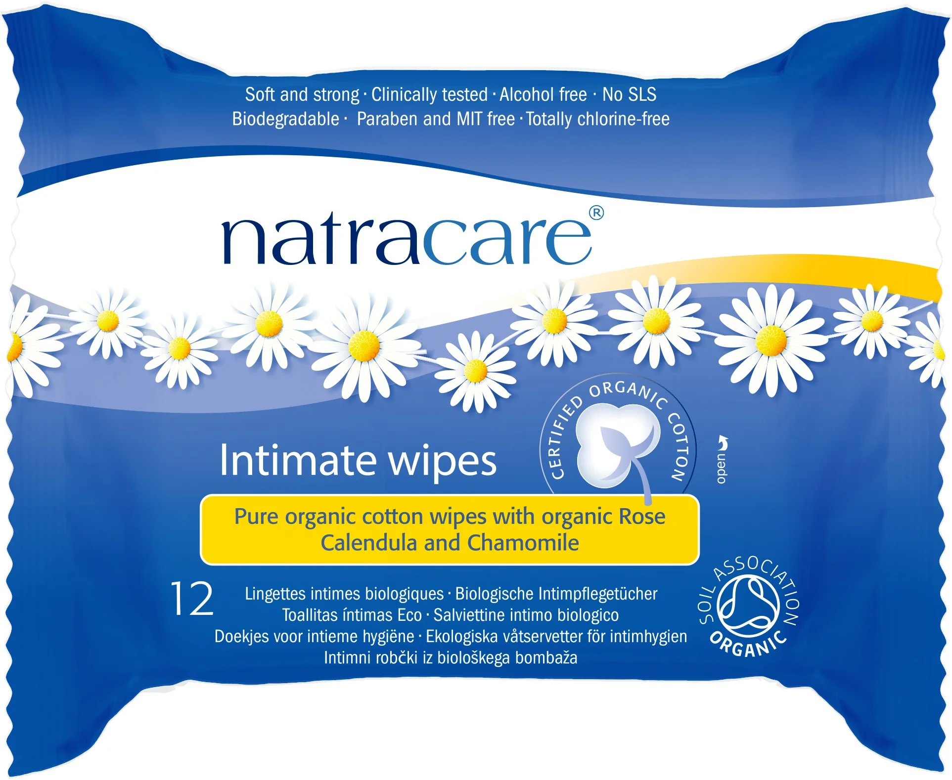 Khăn ướt Natracare Everyday Intimate Wipes