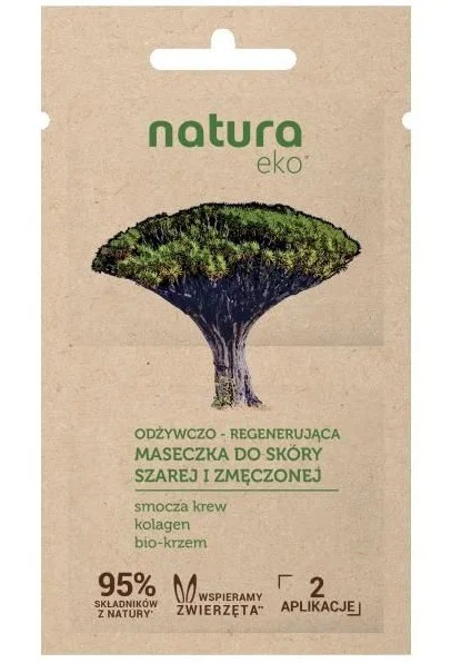 Natura Eko Odżywczo-regenerująca Maseczka Do Skóry Szarej I Zmęczonej