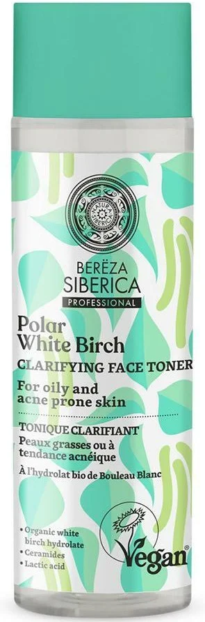 Nước hoa hồng Natura Siberica Berëza Siberica Polar White Birch Clarifying Face Toner
