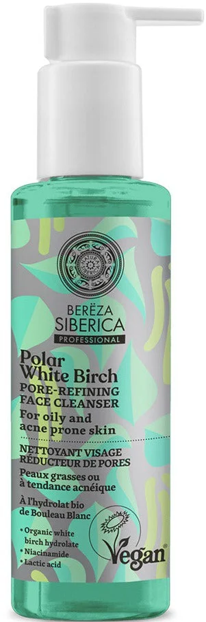 Sữa rửa mặt Natura Siberica Berëza Siberica Polar White Birch Pore-Refining Face Cleanser