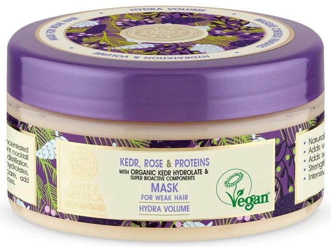 Natura Siberica Kedr, Rose & Proteins Mask For Weak Hair