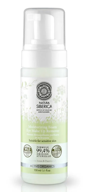 Natura Siberica Moisturising Foam Eye Makeup Remover