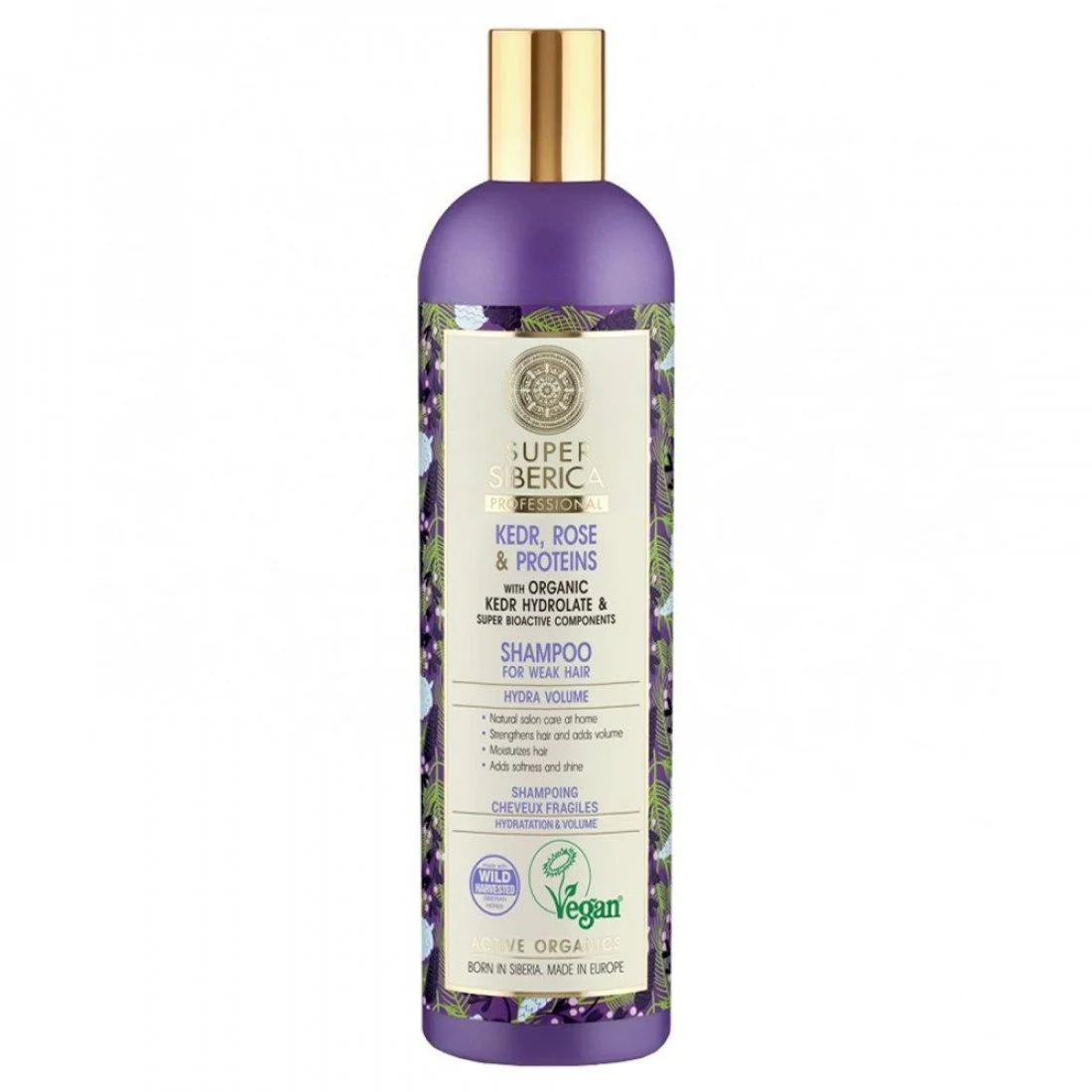 Natura Siberica Super Siberica Kedr, Rose & Proteins Shampoo