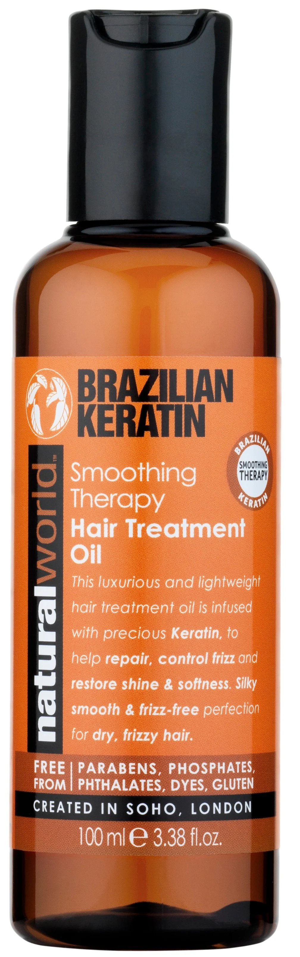 Natural World Brazilian Keratin Hair Treatment Oil