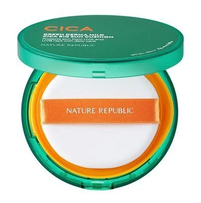 Phấn nước NATURE REPUBLIC Green Derma Mild Cica Big Sun Cushion