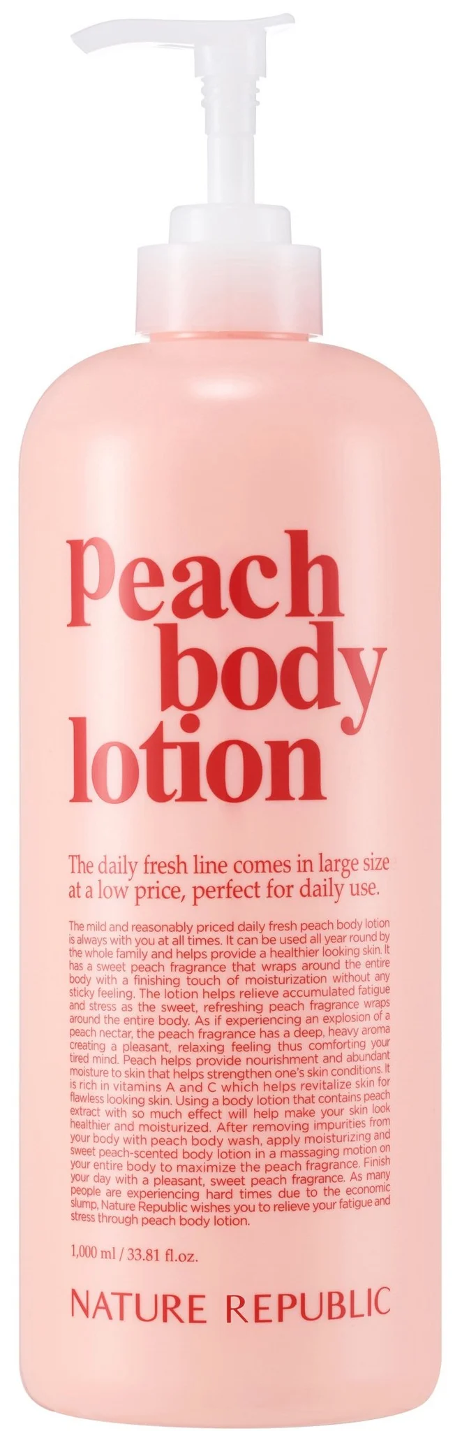 NATURE REPUBLIC Peach Body Lotion
