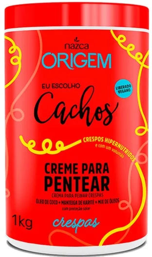 Nazca Origem Eu Escolho Cachos Creme De Pentear Crespos