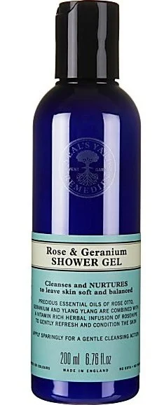 Sữa tắm Neal's Yard Remedies Rose & Geranium Shower Gel