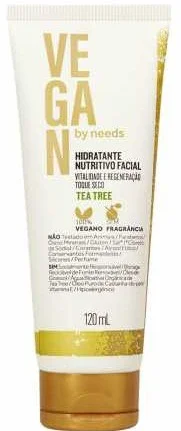 Needs Hidratante Nutritivo Facial Vegan By Needs Tea Tree Toque Seco Sem Fragrância