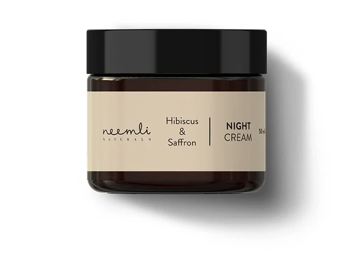 Kem dưỡng ban đêm Neemli Naturals Hibiscus & Saffron Night Cream