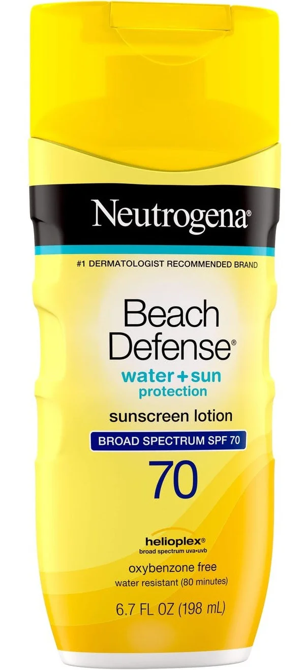 Sữa dưỡng Neutrogena Beach Defense® Water + Sun Protection Oxybenzone-free Sunscreen Lotion Broad Spectrum SPF 70