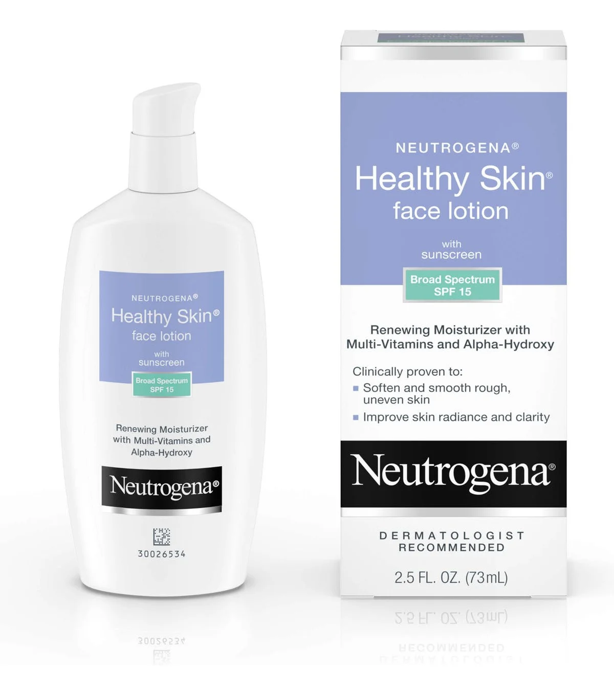 Neutrogena Healthy Skin Face Lotion With Sunscreen Broad Spectrum Spf 15