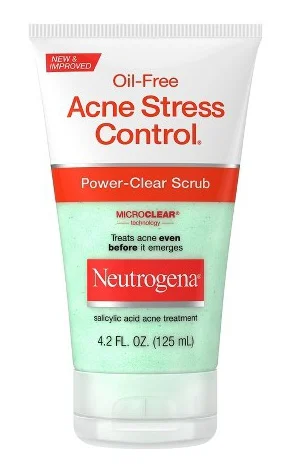 Tẩy da chết Neutrogena Oil-Free Acne Stress Control Power Clear Face Scrub