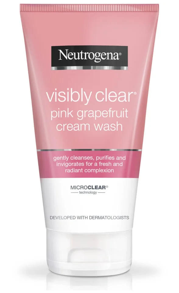 Kem Neutrogena Visibly Clear Pink Grapefruit Cream Wash