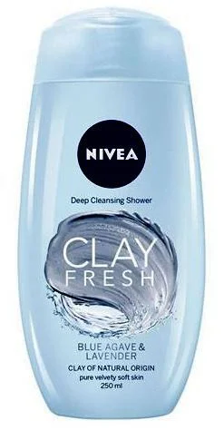 Nivea Clay Fresh Blue Agave & Lavender Shower Cream