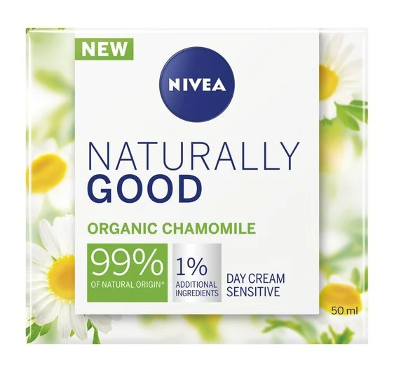 Kem Nivea Naturally Good Organic Chamomile Sensitive Day Cream