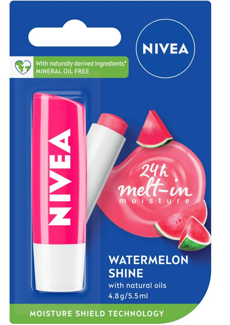 Son dưỡng Nivea Watermelon Shine Lip Balm