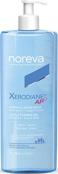 Rửa mặt tạo bọt Noreva Xerodiane AP+ Gentle Foaming Gel