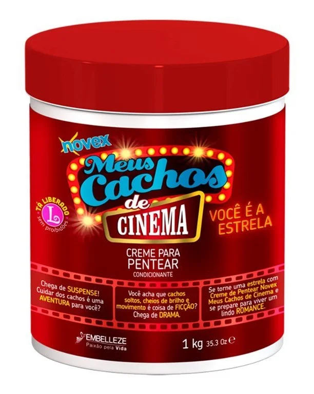 Novex Meus Cachos De Cinema Creme De Pentear