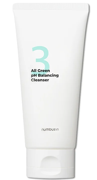 Sữa rửa mặt numbuzin No. 3 All Green pH Balancing Cleanser