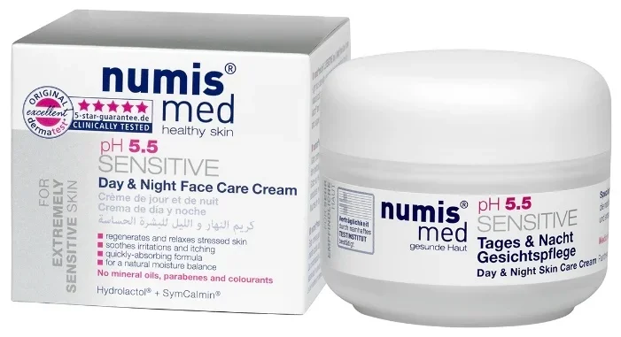 Kem Numis Med pH 5.5 Sensitive Day & Night Face Care Cream