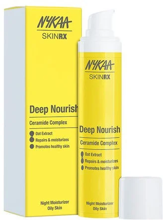 Kem dưỡng ẩm Nykaa Skinrx Ceramide Barrier Repair Deep Nourish Night Moisturizer For Oily Skin