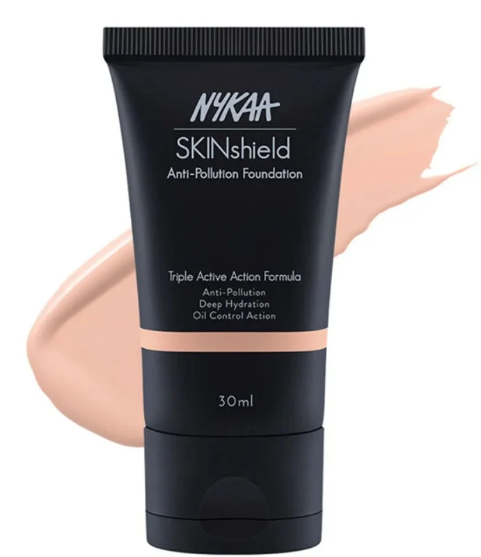Kem nền Nykaa Skinshield Anti-pollution Matte Foundation For Oily Skin